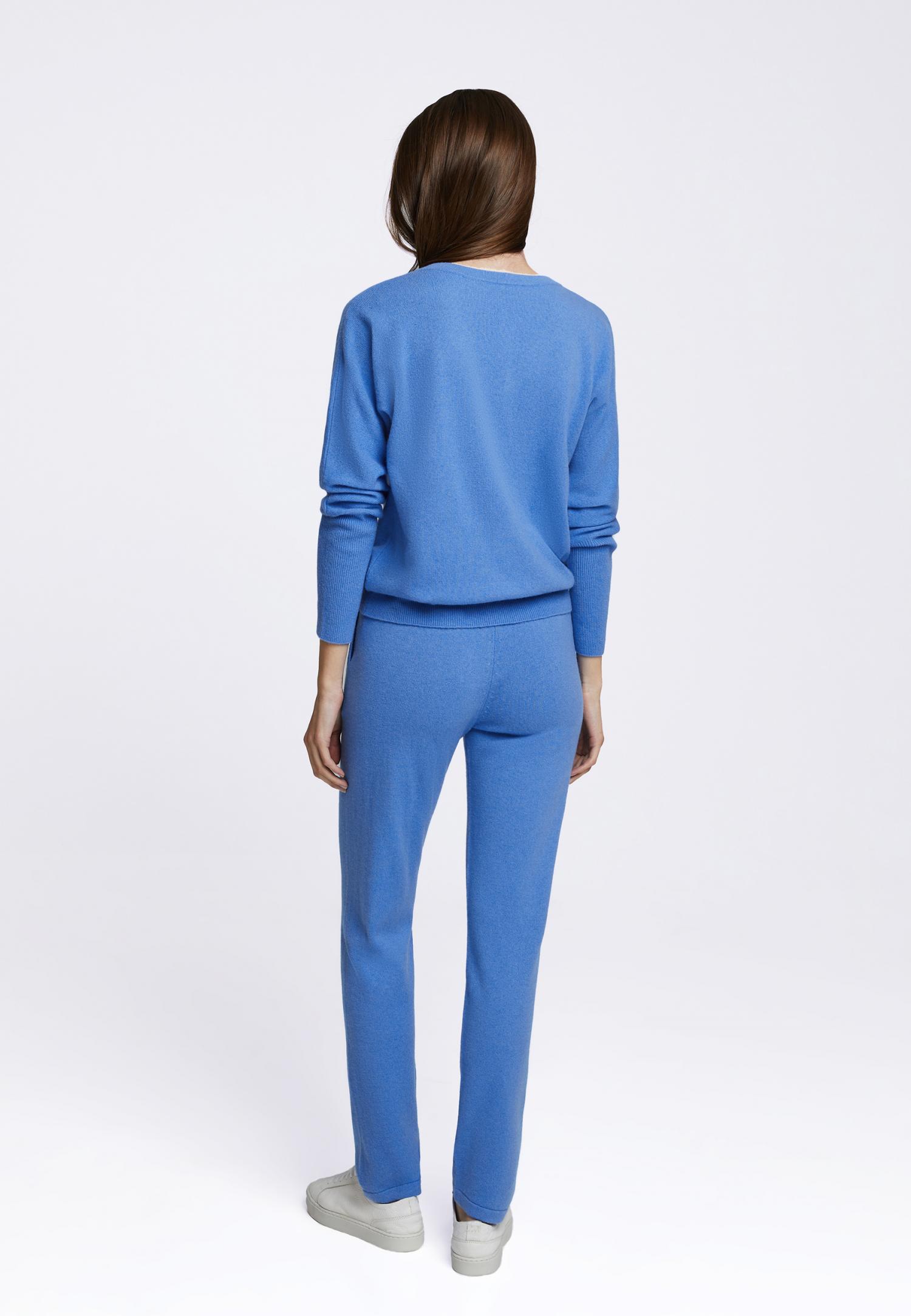 Брюки из кашемира в рубчик W23-00CH1210 Marc & André